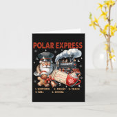 Noordpool Polar Express Alles Aan Boord Geloven Tr Kaart (Gele Bloem)