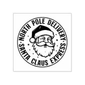 Noordpool Santa Claus Express Speciale levering Rubberstempel (Afrduk)