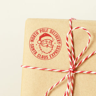 Noordpool Santa Claus Express Speciale levering Rubberstempel