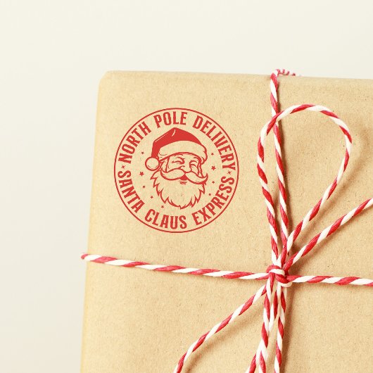 Noordpool Santa Claus Express Speciale levering Rubberstempel