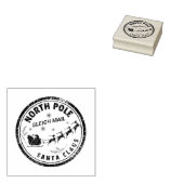 Noordpool Santa Claus Sleigh Mail Rubberstempel (Gestempeld)