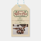 Noordpool Santa Delivery Cadeaulabel (Achterkant)