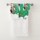 Noordpool Sneeuwman Dragon Pinguïn Kerstmis Bad Handdoek (Insitu)