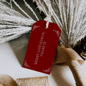 Noordpool Speciale levering Kerstman Rode Kerstmis Cadeaulabel