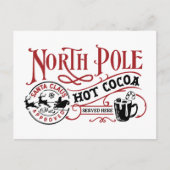 Noordpool warme cacao Kerstmis Feestdagenkaart (Voorkant)