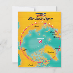 Noordpoolgebied noordpoolkaart