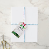 Noordpoolkerst Cadeaulabel (Met Touw)