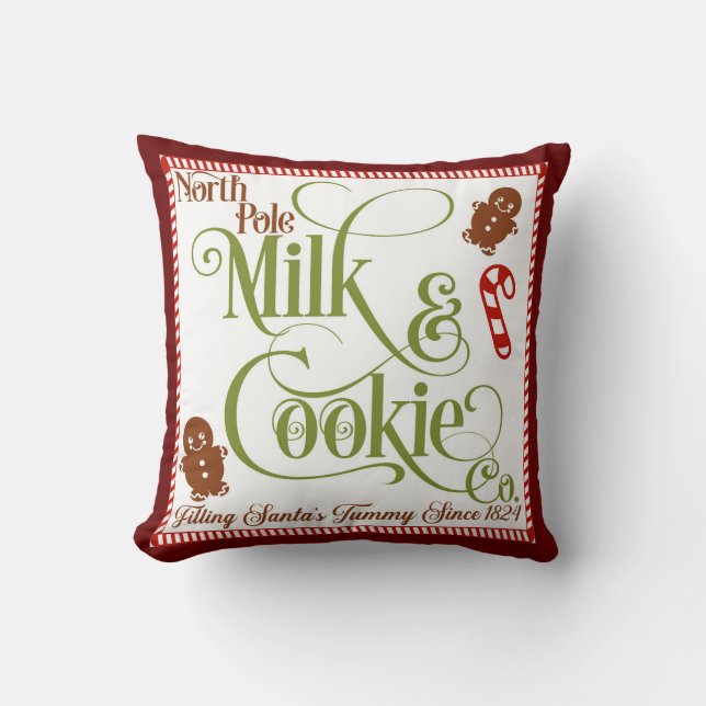 Noordpoolkerst-startdecor Kussen (Voorkant)