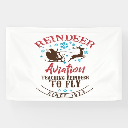 Noordpoolrendierluchtvaart Spandoek (Horizontaal)