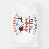 Noordpoolrendierluchtvaart Spandoek (Verticaal)