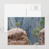 Noordrand van de Zwarte Canyon Briefkaart (Voorkant / Achterkant)