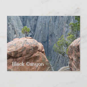 Noordrand van de Zwarte Canyon Briefkaart