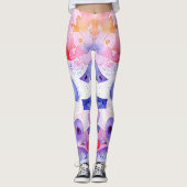 Noords Beer in aquarel Leggings (Voorkant)