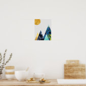 Noords Poster, Scandinavische kunst Poster (Keuken)