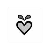 Noords/Scandinavisch Volkshart, Hartstempel Rubberstempel (Afrduk)