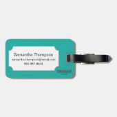 noords symbool: Wielkruis Bagagelabel (Achterkant horizontaal)