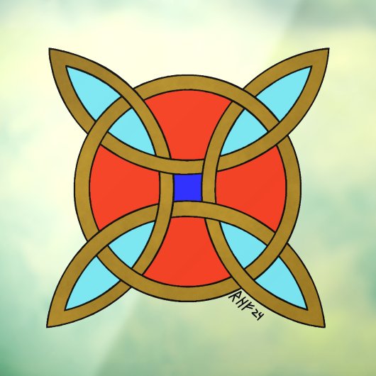 Noordse bescherming tegen hekserij of heksenknoop raamsticker (Vel 3)