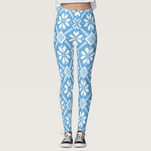 Noordse de Sneeuwvlokken van de winter breien het Leggings