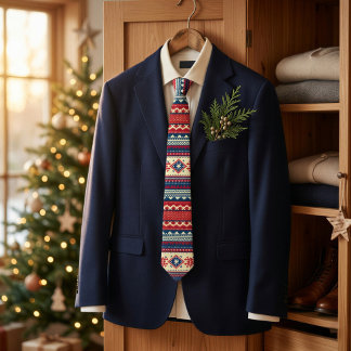 Noordse Fair Isle Kerstcadeau Das