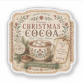 Noordse Heete Cocolade Label (Voorkant)