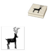 noordse hertenzegel rubberstempel (Gestempeld)