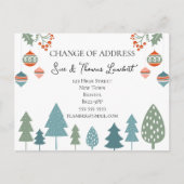 Noordse kerst Adreswijziging Scandinavische feestd Briefkaart (Voorkant)
