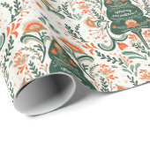 Noordse kerstboomfeesten cadeaupapier (Rol Hoek)