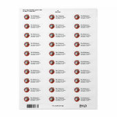 Noordse Kerstkabouter Etiket (Full Sheet)