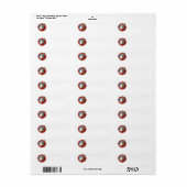 Noordse Kerstkabouter Label (Full Sheet)