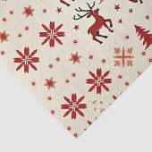 Noordse Kerstmis Tissuepapier (Detail)