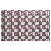 noordse kerstpatchwork | gebreid rendier stof (Fat Quarter)