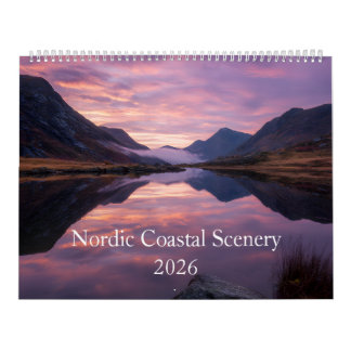 Noordse kustlandschap kalender