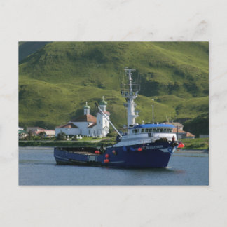Noordse mariner, Crab Boat in de Nederlandse haven Briefkaart