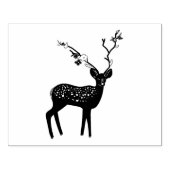 Noordse rendiersoort 	rubberstempel (Afrduk)