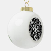 Noordse Scandinavische Kerst Decoraties Keramische Bal Ornament (Links)