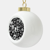 Noordse Scandinavische Kerst Decoraties Keramische Bal Ornament (Rechts)
