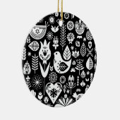 Noordse Scandinavische kerstdecoraties Keramisch Ornament (Rechts)