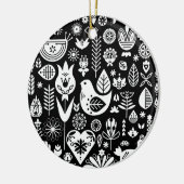 Noordse Scandinavische kerstdecoraties Keramisch Ornament (Links)