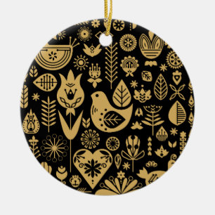Noordse Scandinavische kerstdecoraties Keramisch Ornament