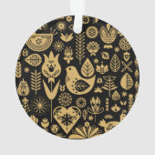 Noordse Scandinavische kerstdecoraties Ornament (achterkant)