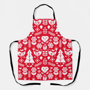 Noordse Scandinavische kerstdecoraties Schort