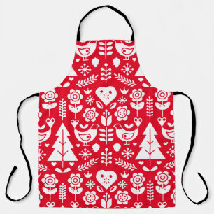 Noordse Scandinavische kerstdecoraties Schort