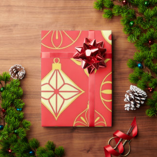 Noordse versieringen cadeaupapier