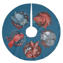 Noordse volkskunst, bosdieren,