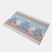 Noordse winterbergen deurmat (Schuin)