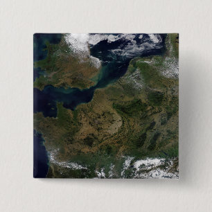 Noordwest-Europa Vierkante Button 5,1 Cm