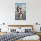 Noordwest-Indische opperbevelhebber in volledige R Canvas Afdruk (Insitu (Slaapkamer))