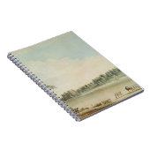 Noordwest Uitzicht Wakefield Lodge in Whittlebury Notitieboek (Rechterzijde)