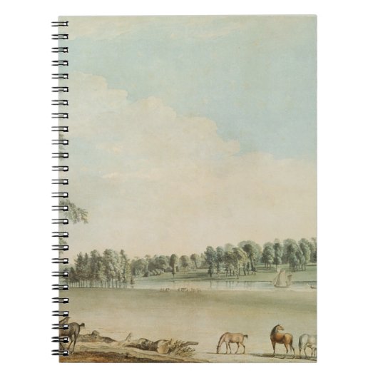 Noordwest Uitzicht Wakefield Lodge in Whittlebury Notitieboek (Voorkant)