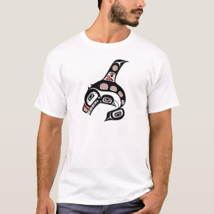 Noordwestkust van de Stille Oceaan Haida art Kille T-shirt